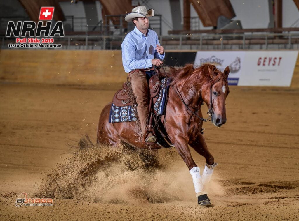 Sierra Whiz Jac, Quarter Horse en pleine action dans un concours